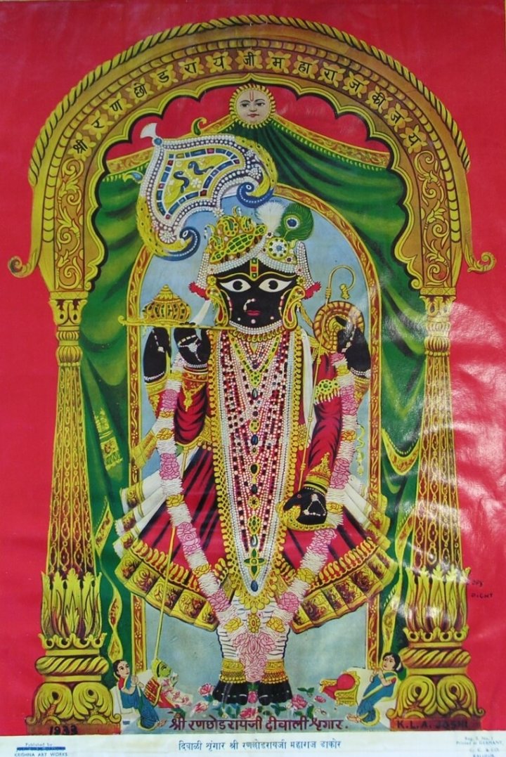 Shree Ranchhodraiji Diwali Shrungar