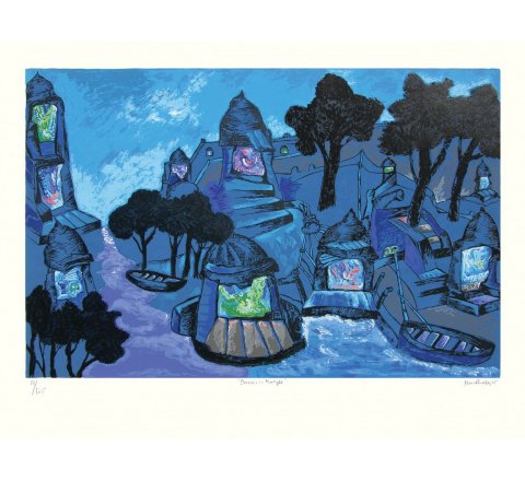 Banaras in Moonlight