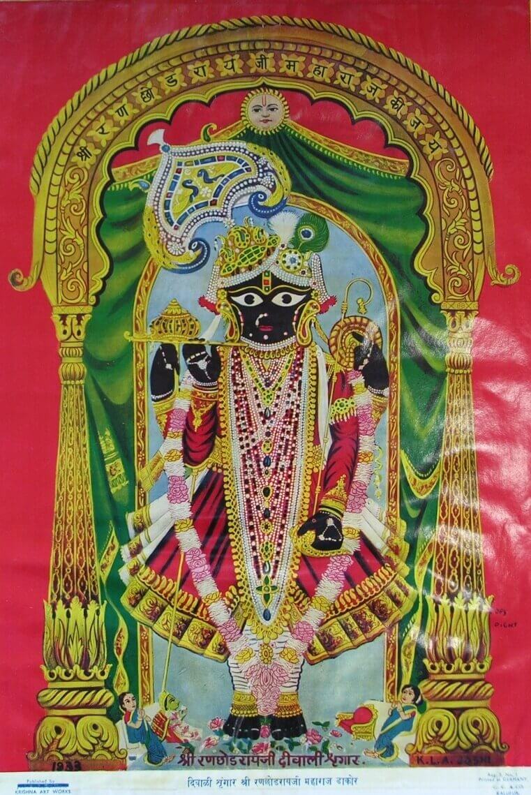 Shree Ranchhodraiji Diwali Shrungar